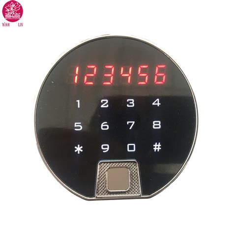 Electronic Lock for Safes with Digital Keypad and Fingerprint Display