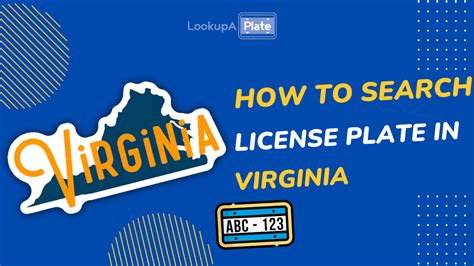 Virginia License Plate Lookup: Report a VA Plate (Free Search)