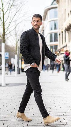 21 Best Men's Suede Chelsea Boot Outfits ideas | mens outfits, mens ...