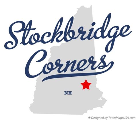 Map of Stockbridge Corners, NH, New Hampshire