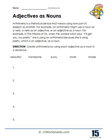 Anthimeria Worksheets - 15 Worksheets.com