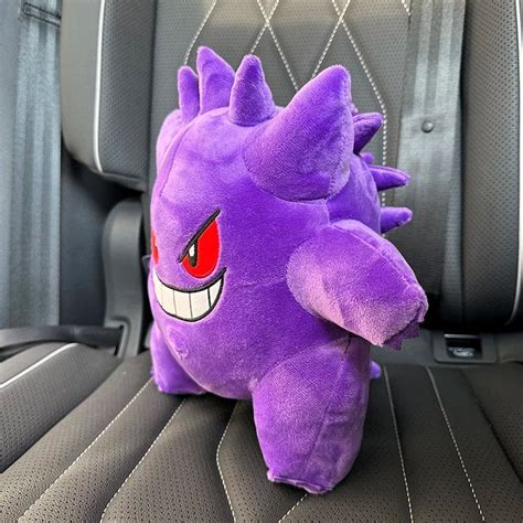 Pokemon Gengar Plushie, Soft Cartoon Plush Doll, Pokémon Cute Plush Toy ...