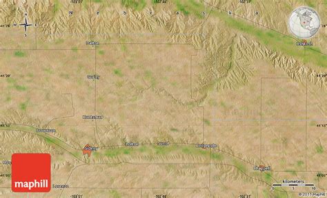 Satellite Map of Sidney