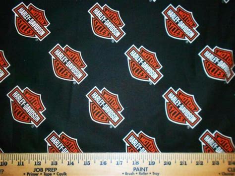 Harley Davidson Printed Cotton Poplin Fabric By The Yard | eBay