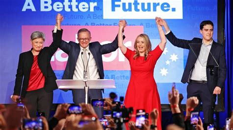 Anthony Albanese delivers his victory speech after becoming the nation’s 31st Prime Minister: ‘I ...