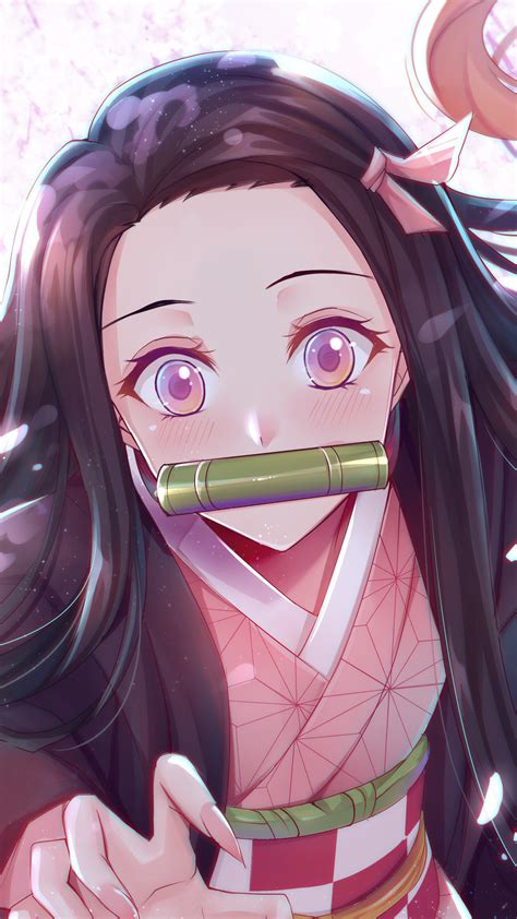 2160x3840 Resolution Kimetsu no Yaiba Art Nezuko Kamado Sony Xperia X,XZ,Z5 Premium Wallpaper ...