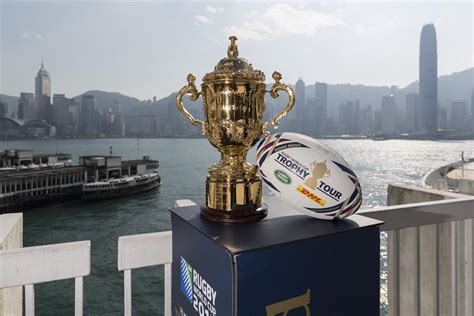 The Webb Ellis Cup arrives in Hong Kong - Rugby World Cup 2019 ｜ rugbyworldcup.com