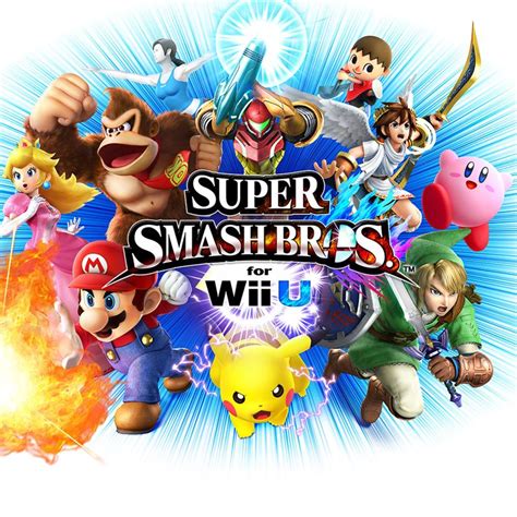 Super Smash Bros. for Wii U (2014) Wii U box cover art - MobyGames