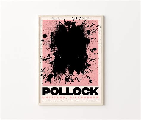 Pollock Poster Jackson Pollock Print Digital Download | Etsy