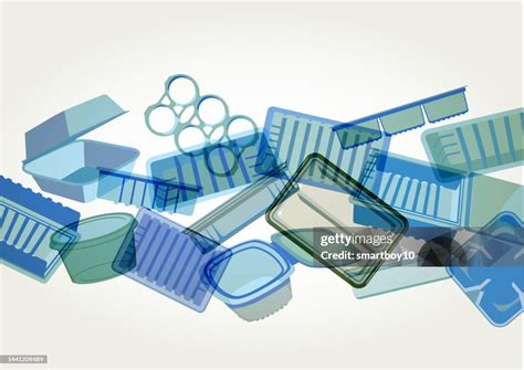 Plastic Food Containers Trays Or Packaging High-Res Vector Graphic ...