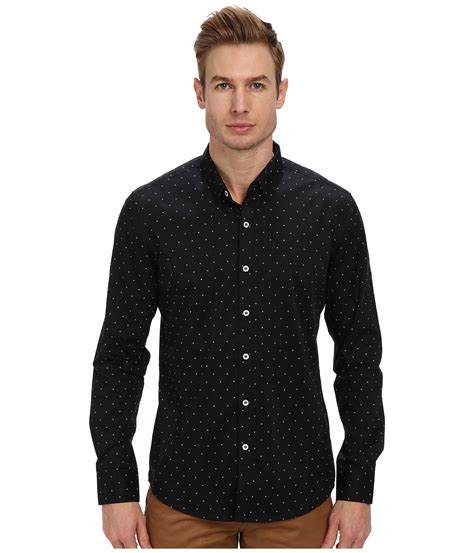 Lyst - 7 Diamonds Mystery Train L/s Shirt in Black for Men