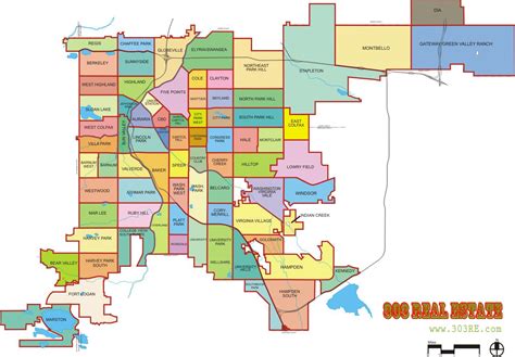 33 Colorado Springs Neighborhood Map - Maps Database Source