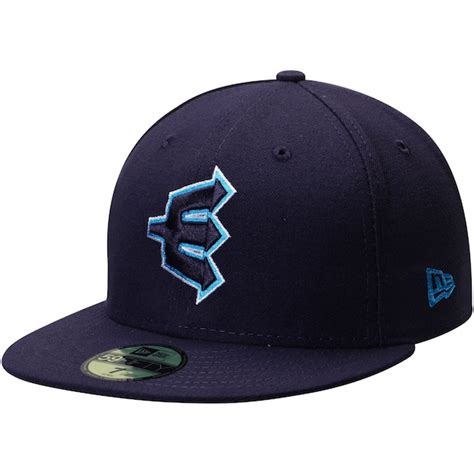 New Era Everett AquaSox Navy Road Authentic Collection 59FIFTY Fitted Hat