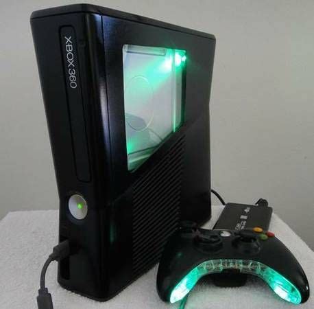 Custom xbox 360 250GB RGH Slim preloaded with games, and mod menus ...