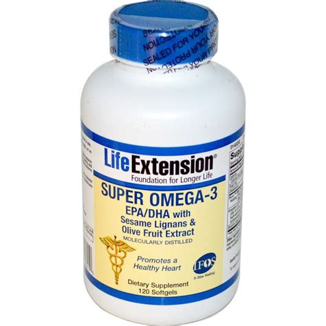 Super Omega-3 EPA/DHA by Life Extension