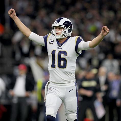 Jared Goff, Rams Rally to Stun Drew Brees, Saints in OT, Advance to ...