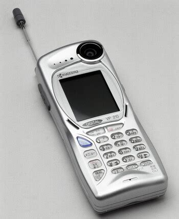 What was the first cell phone ever to carry a built-in camera?