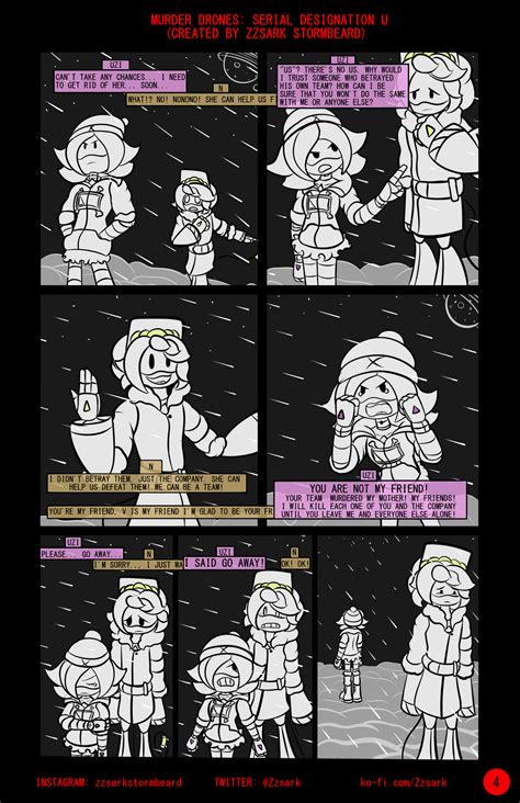 Murder Drones Serial Designation Comic 4 by ZZSark on DeviantArt