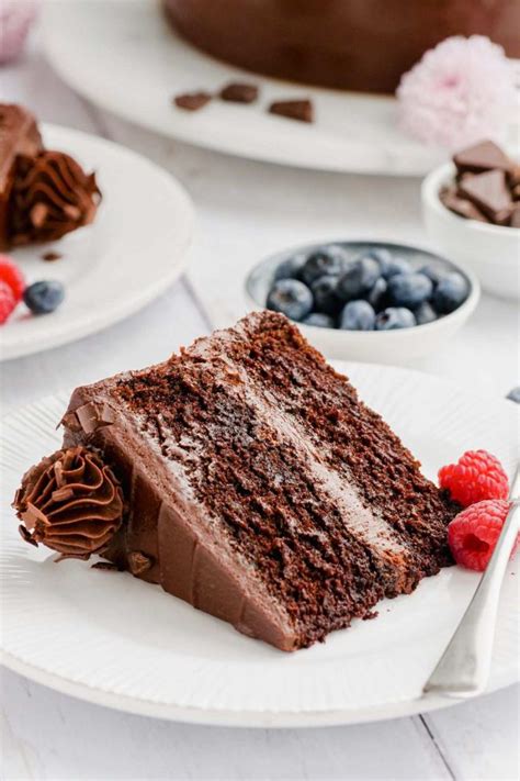 Dairy-free Chocolate Cake - Super Easy, Moist, Fudgy - Texanerin Baking