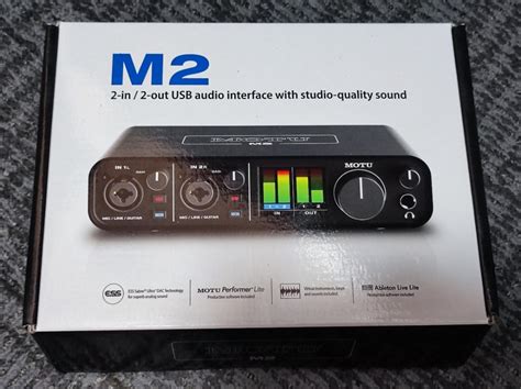 MOTU M2 Audio Interface Almost New, Audio, Other Audio Equipment on Carousell