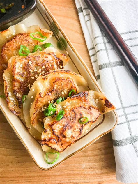 Spicy Sesame Chicken Potstickers - Life's Ambrosia