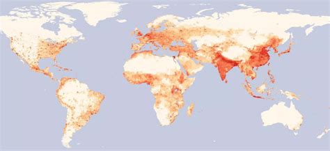 Population density of earth : r/MapPorn