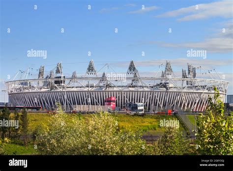 The Olympic Stadium during the 2012 London Olympics, Olympic Games ...