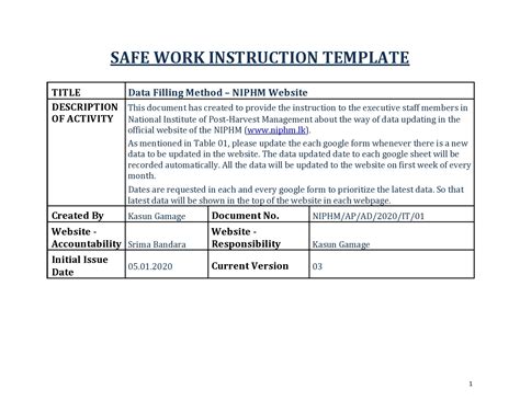 Excel Work Instruction Template, Web free work schedule templates for word and excel.