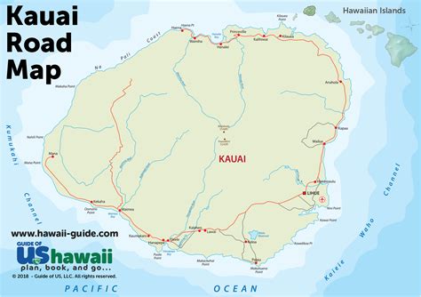 Printable Road Map Of Kauai - Printable Maps