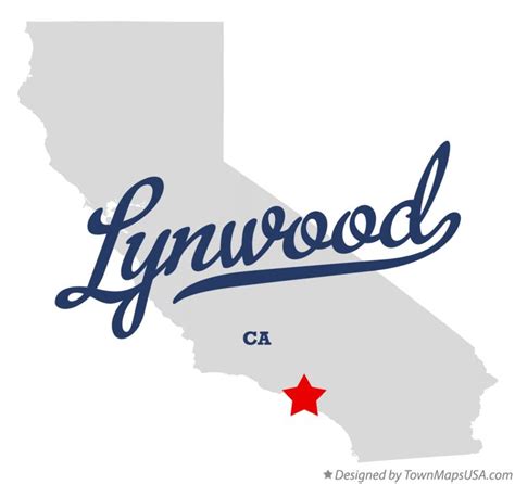 Map of Lynwood, CA, California