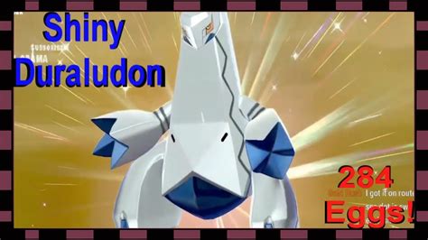 SHINY DURALUDON ONLY 284 EGGS! - Pokemon Sword and Shield - YouTube