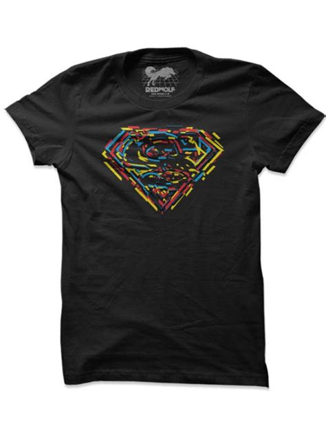 Superman: Colourful Logo | Superman Official T-shirt | Redwolf