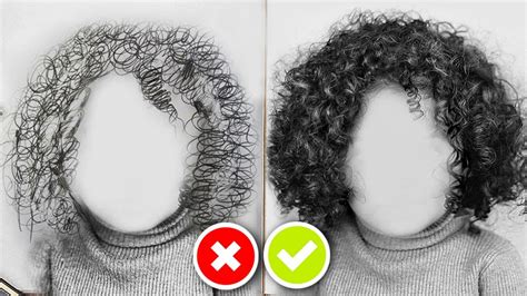 How To Draw Realistic Curly Hair