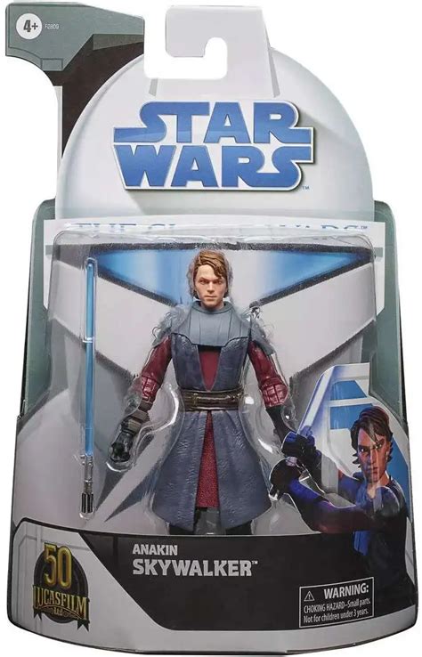 Star Wars Clone Wars Black Series Anakin Skywalker Exclusive 6 Action ...