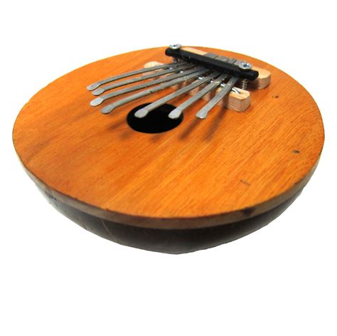 Kalimba Thumb Piano - 7 keys - Tunable - Coconut Shell - Natural - by World Percussion USA ...