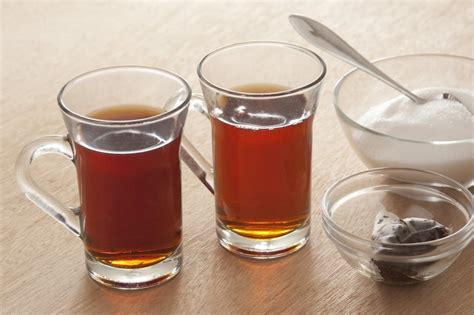 Hot black tea for two - Free Stock Image