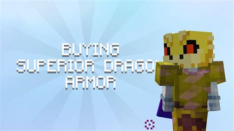 Crafting SUPERIOR Dragon Armor (Hypixel SkyBlock) - YouTube