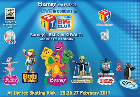 Barney & Friends Live In Concert In: The Little Big Club - The Grapevine Kuwait