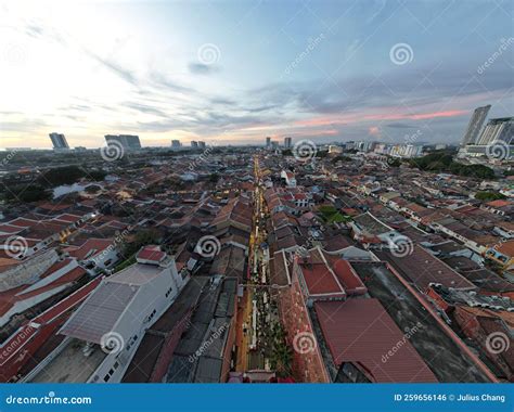 Aerial View of Malacca editorial photo. Image of default - 259656146