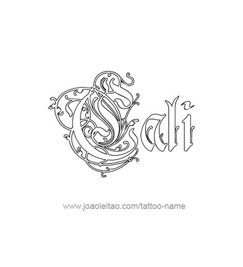 Cali Name Tattoo Designs