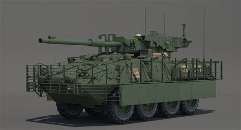 M1128 MGS Tank Destroyer 3D - TurboSquid 2157284