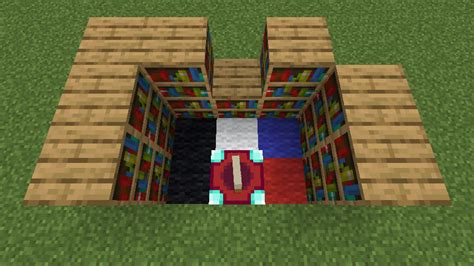 What is the most efficient book setup for an enchantment table (material wise) : r/Minecraft