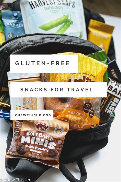 Gluten-Free Snacks For The Longest Plane Rides - Chew This Up | Free snacks, Gluten free travel ...