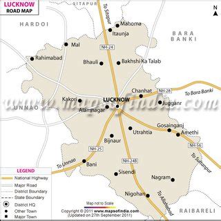 Map of Study area (Lucknow District) | Download Scientific Diagram