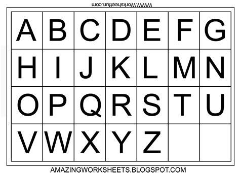 Free Printable Alphabet Tabs