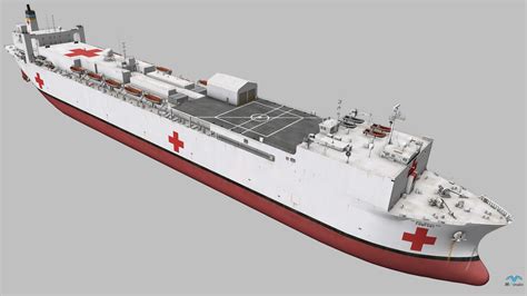 USNS Comfort Featured Model | MVRsimulation