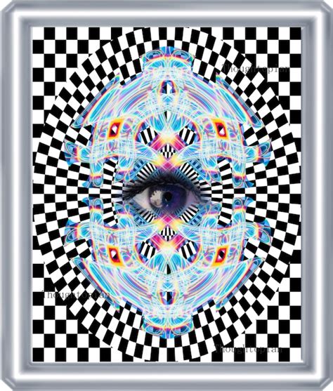 Psychedelic Eye Art Print 8 X 10 Visionary Festival Artwork - Etsy