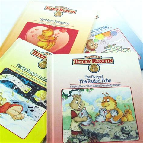 Vintage Teddy Ruxpin Story Books Set of 4 circa 1985 – Attic and Barn ...