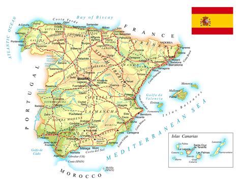 Map Spain