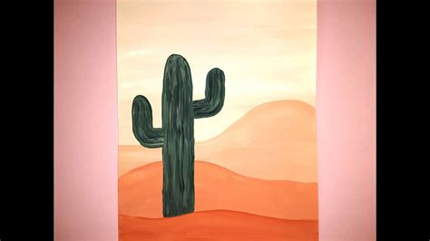 Desert Cactus Painting